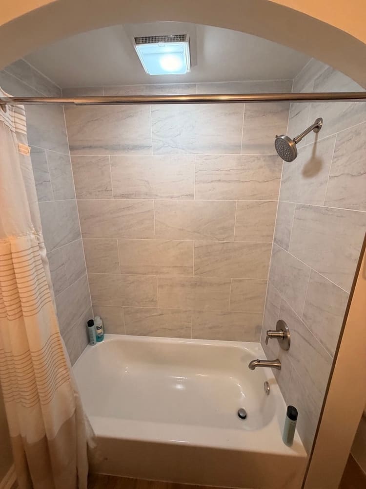 Tile installation